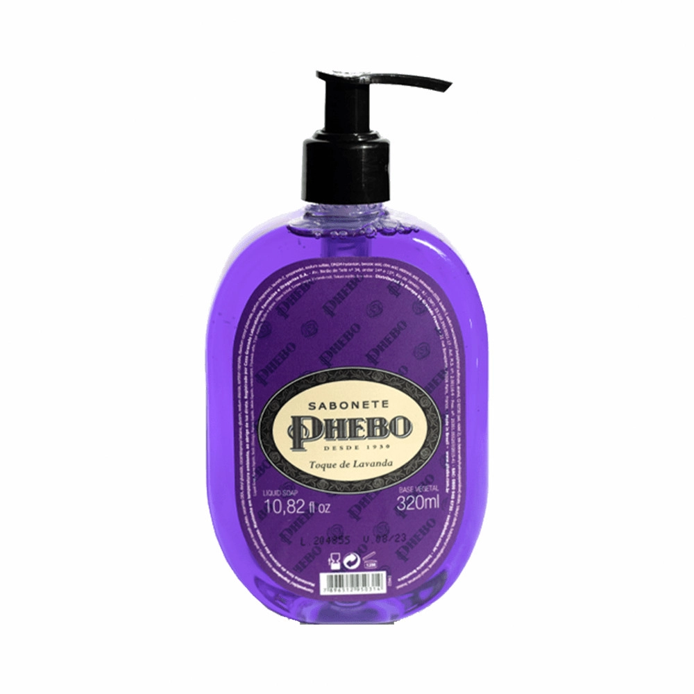 Sabonete Líquido Toque De Lavanda Phebo Frasco 320ml