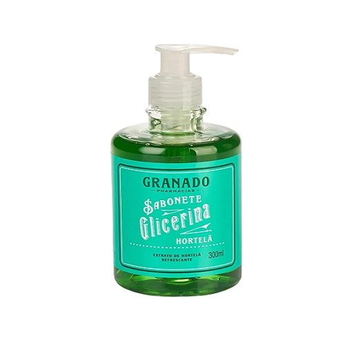 Sabonete Líquido Hortelã Granado Glicerina Frasco 300ml