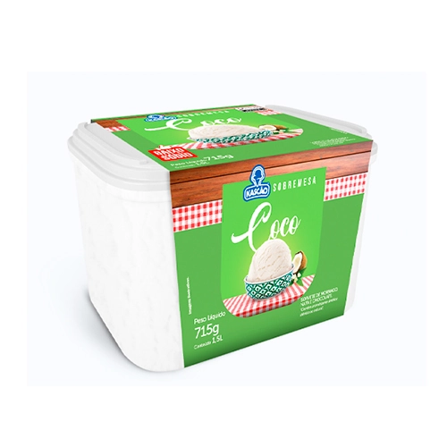Sorvete Coco Kascão Clássicos Pote 1,5l