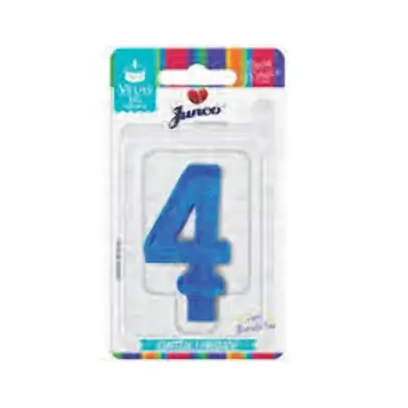 Vela Aniver Junco Big N4 Azul