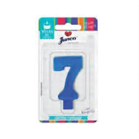 Vela Aniver Junco Big N7 Azul
