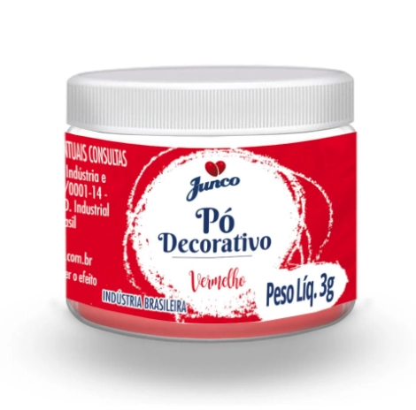 Glitter Decora Vermelho Junco 5g