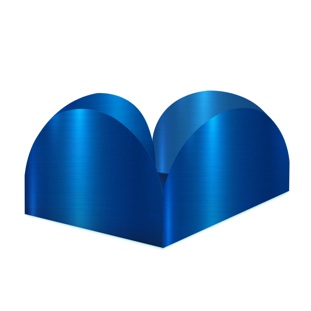 Forma P/doce Junco 4 Petalas Metalic Royal 510 C/40