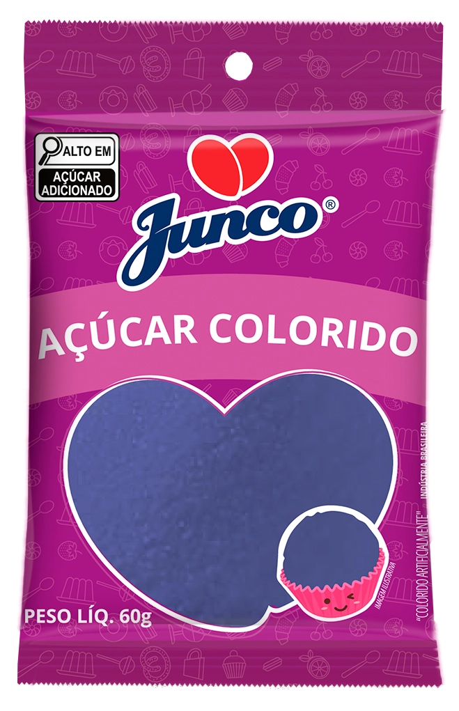 Acucar Colorido Azul Fa 60g