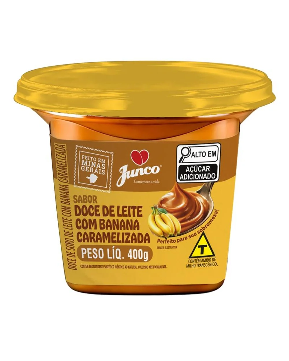 Doce Soro De Leite Junco Doce De Leite C/banana 400g