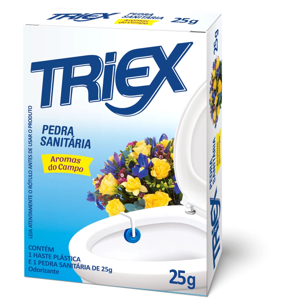 Pedra Sanitaria Triex 25g Aromas Do Campo