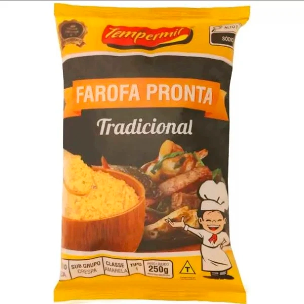 Farofa Tempermil 250g Tradicional