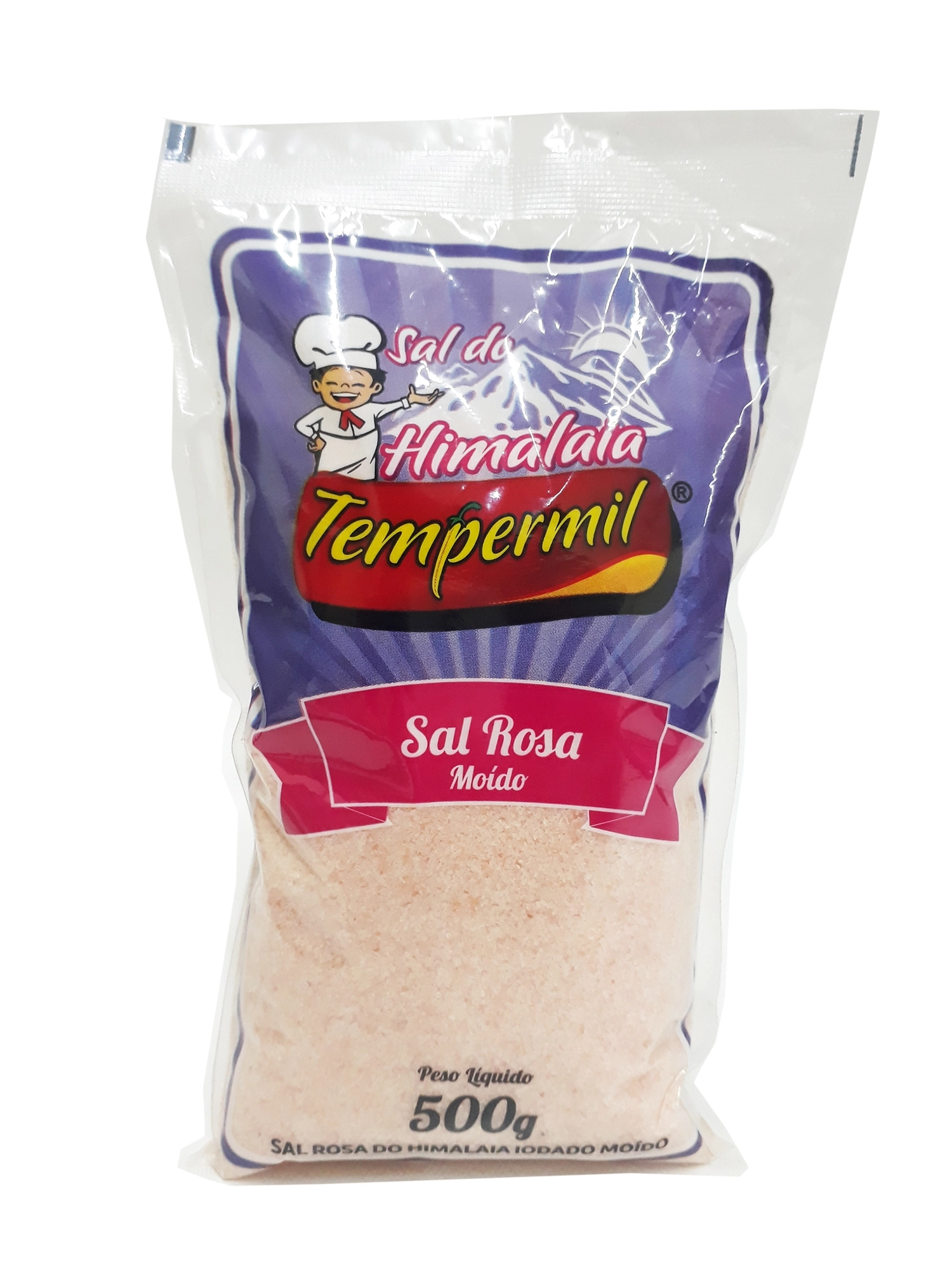 Sal Rosa Do Himalaia Tempermil Sache 500g Moido