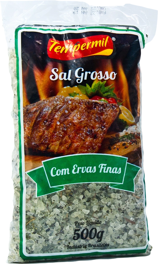 Sal Grosso Tempermil 500g Ervas Finas