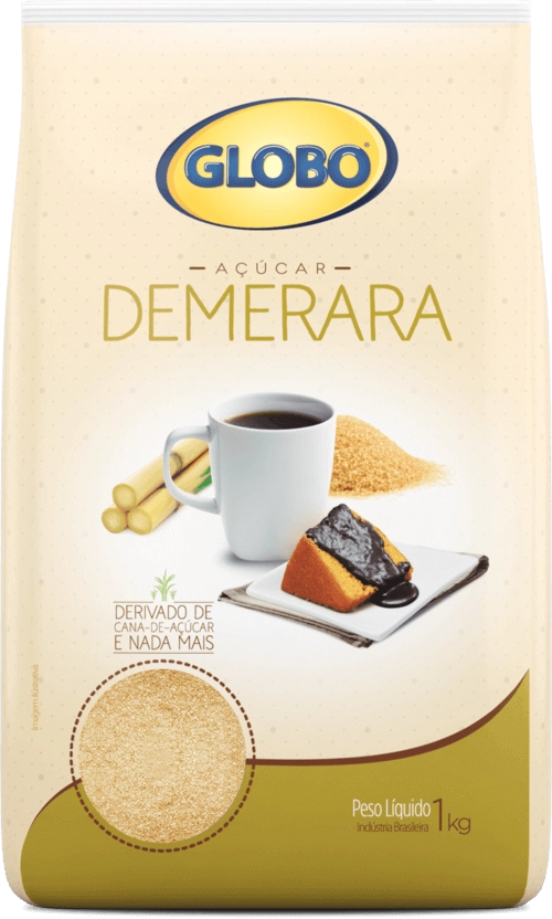 Acucar Demerara Globo 1kg