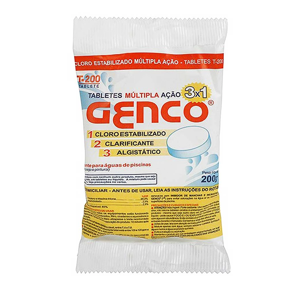 Tablete Genco Multipla Acao T 200