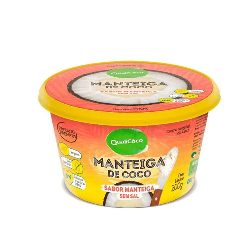 Manteiga Qualicoco 200g S/sal