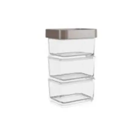 Pote Clear Micro Brinox 100ml 3pcs Wgr