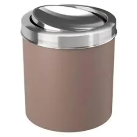 Lixeira C/ Tampa Basc. Brinox Inox Wgr