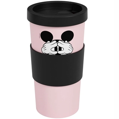 Copo C/ Tampa Nutri 500ml Disney Pt/rd