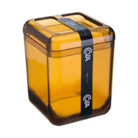 Porta Escova Coza Cube Mel