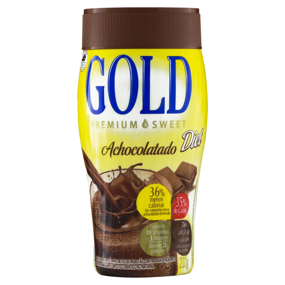 Achocolatado Diet Gold 210g