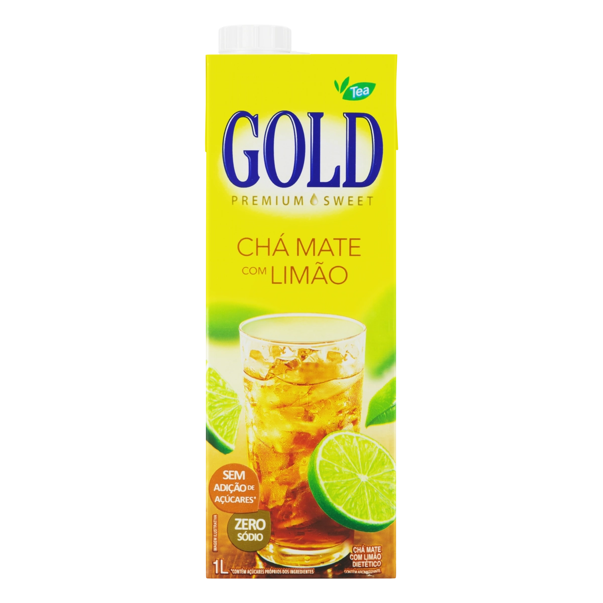 Chá Mate Limão Diet Gold Premium Sweet Caixa 1l