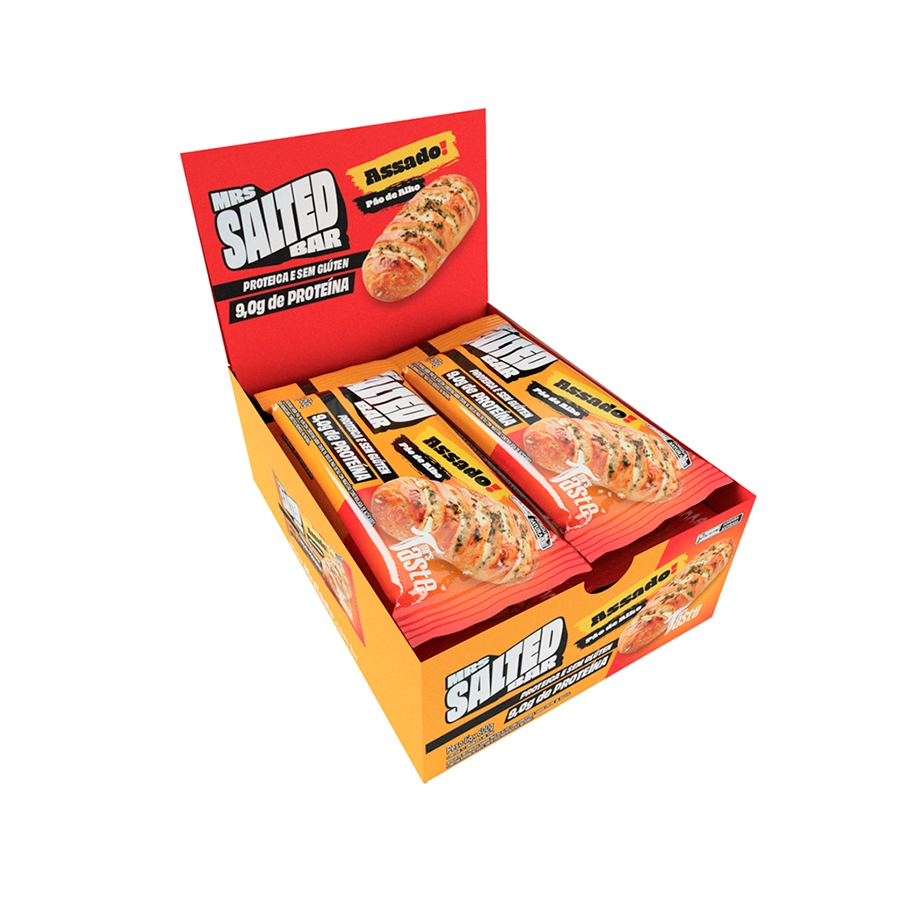 Bisc Assado Reche Sabor Pao De Alho C.cobert Sabor Creme De Queijo 50g Mrs