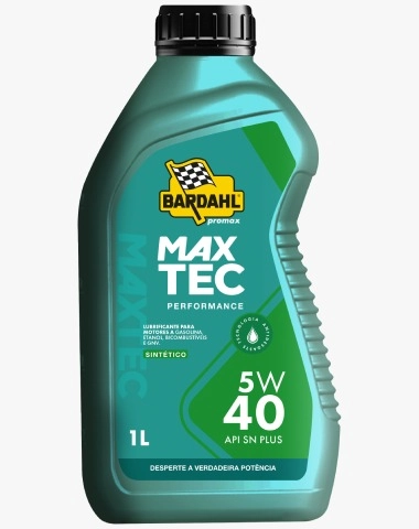Oleo Motor Bardahl Maxtec Performance Sintetico 5w40 1lt