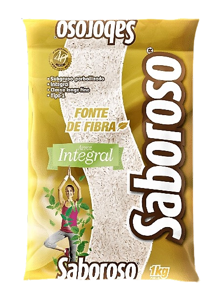 Arroz Saboroso 1kg Parb.integral Tipo 1