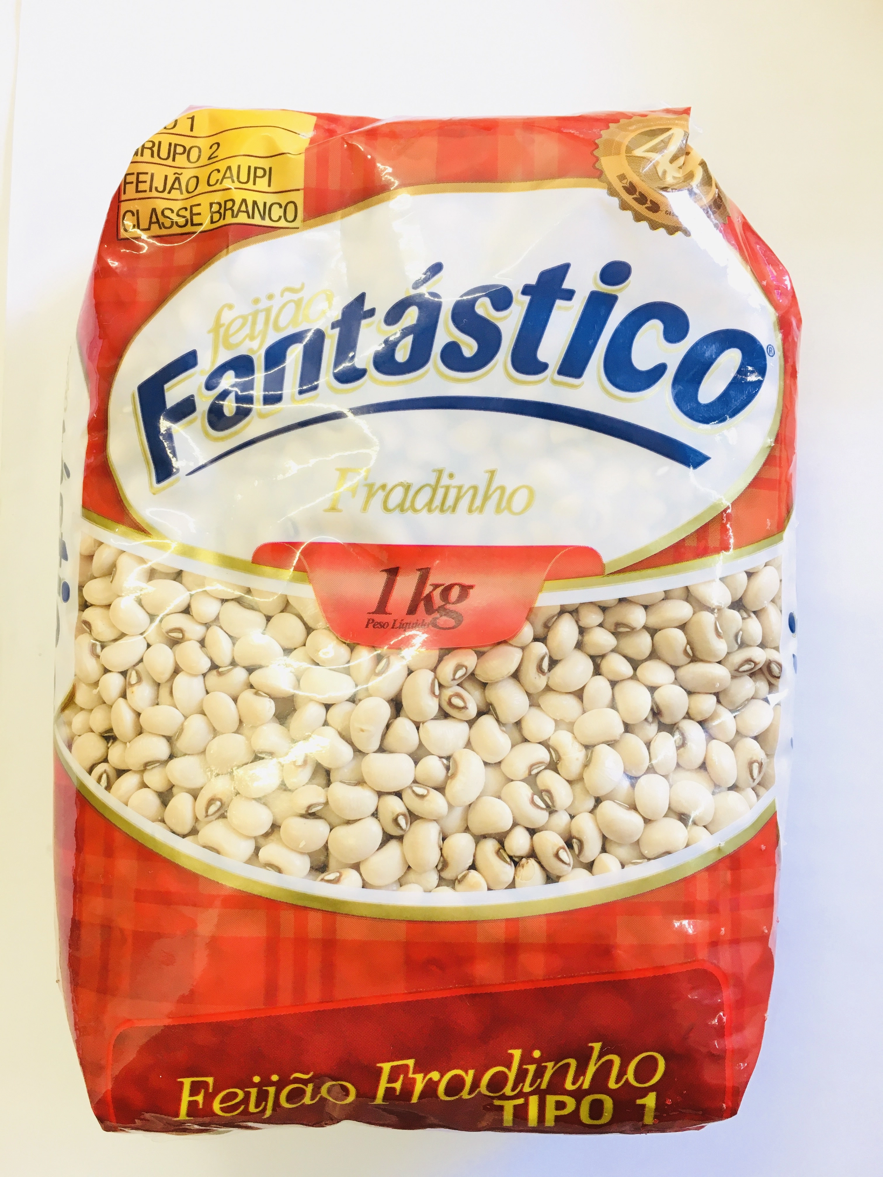 Feijao Fantastico 1kg Fradinho Tipo 1
