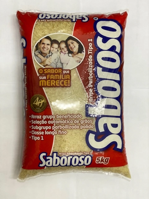 Arroz Parboilizado Saboroso 5kg