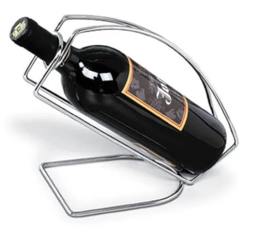 Porta Vinho Niquelar Cromado