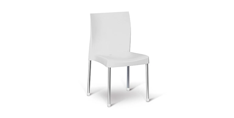 Cadeira Cromo Colors Branca 389 4
