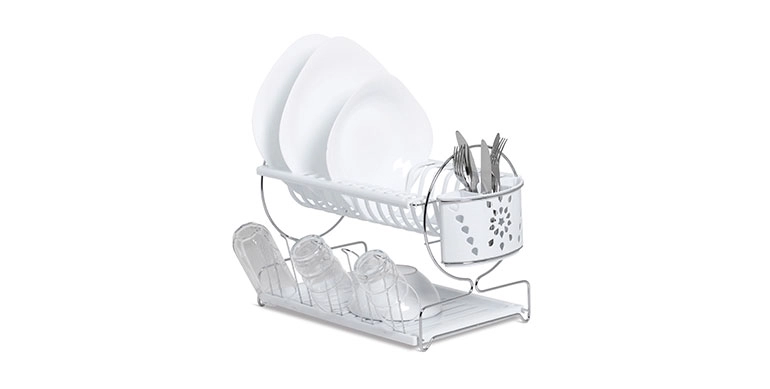 Secador Master Arame C Porta Talher E Copo Branco 392 4 Niquelart