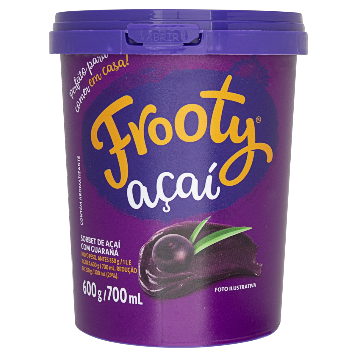 Sorbet Açaí Frooty Pote 700ml