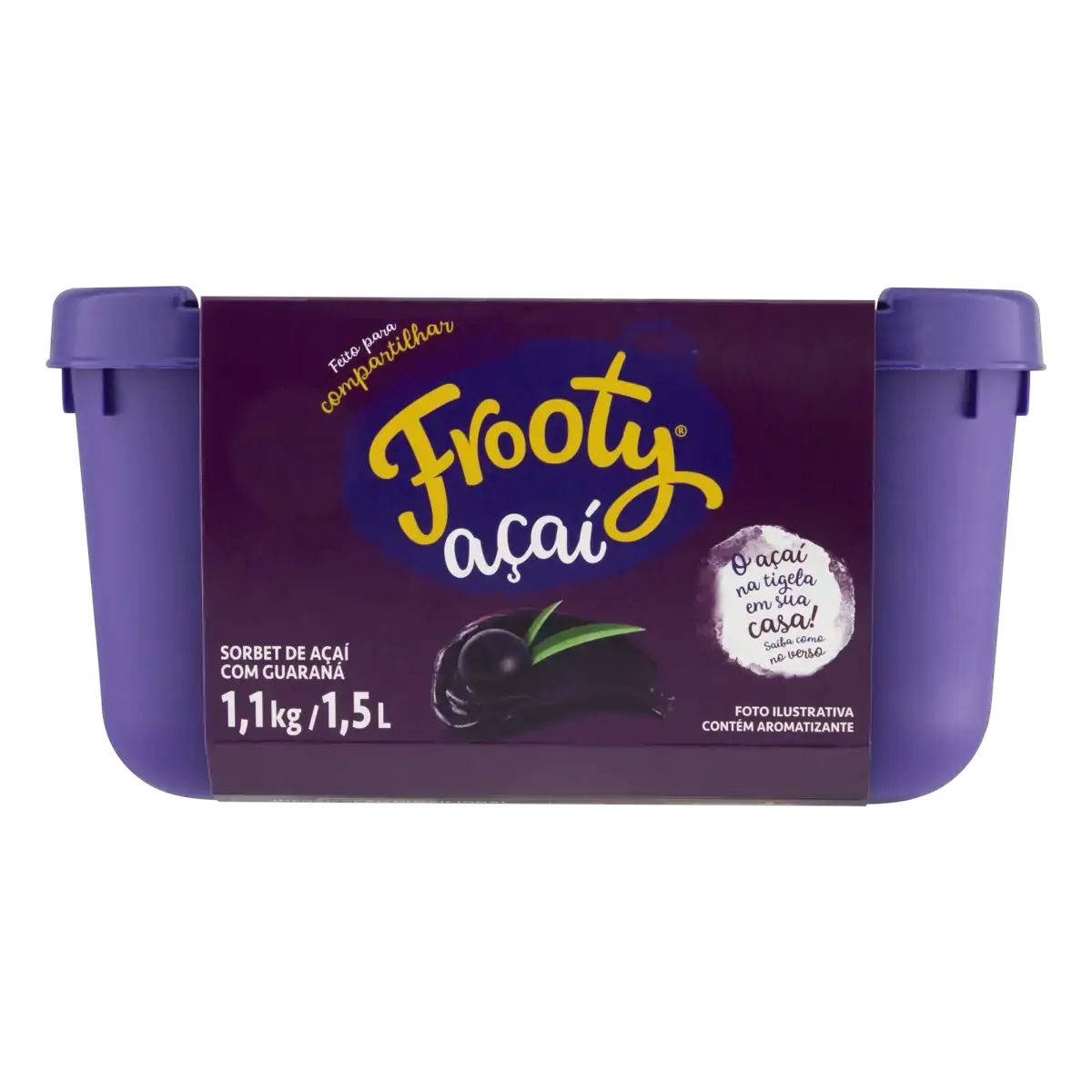 Sorbet Açaí Frooty Pote 1,5l