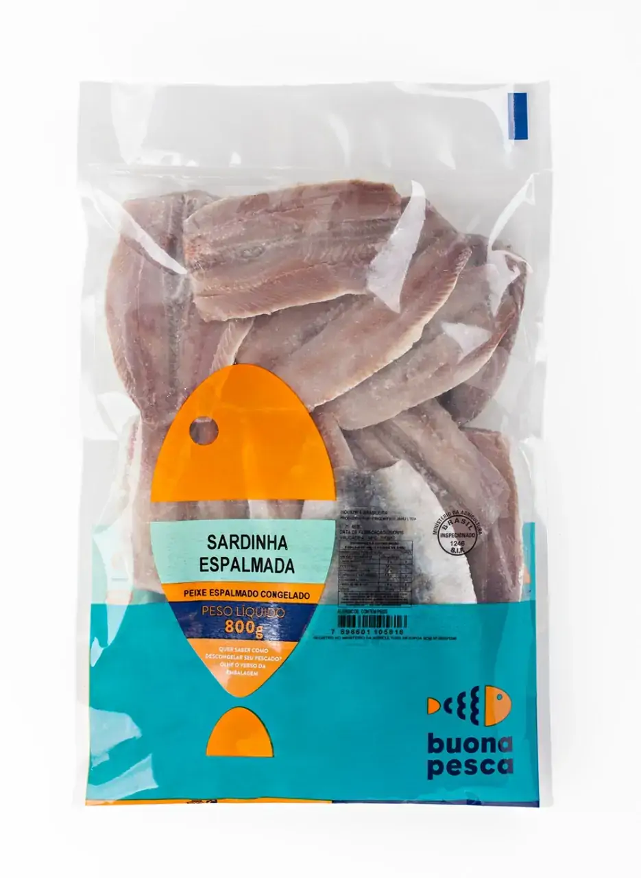 Sardinha Frescatto Espalm.
