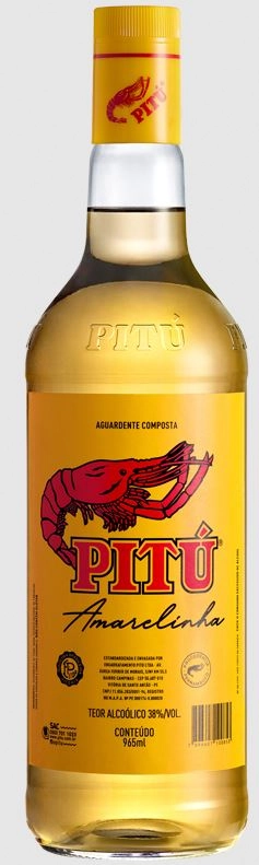 Aguard Pitu 965ml Amarelinha
