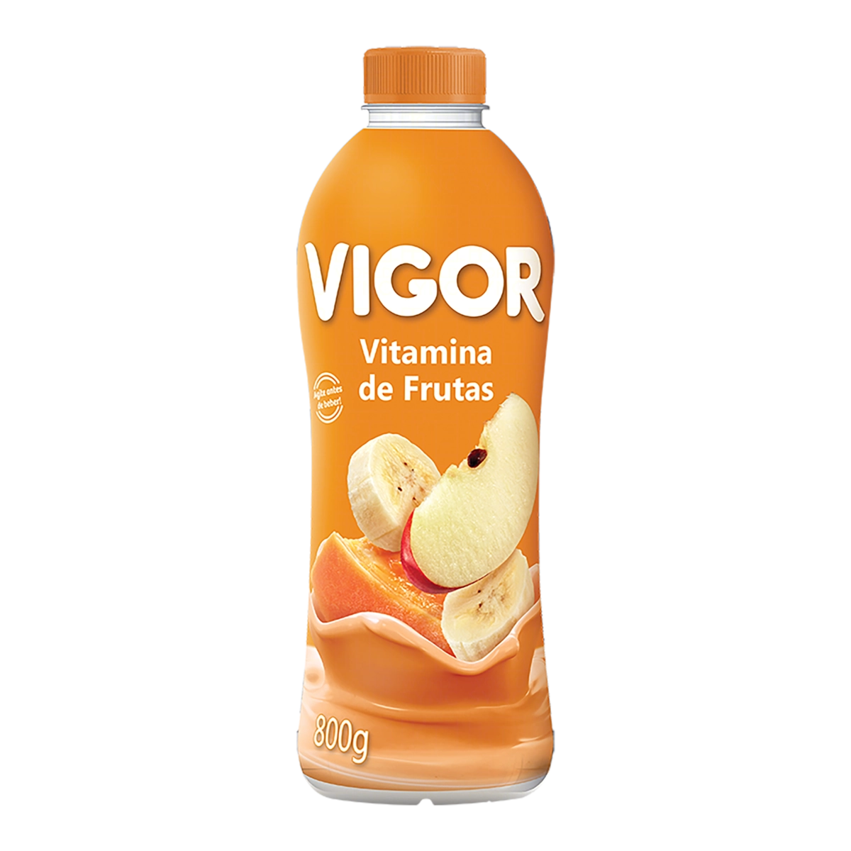 Iogurte Parcialmente Desnatado Vitamina De Frutas Vigor Garrafa 800g