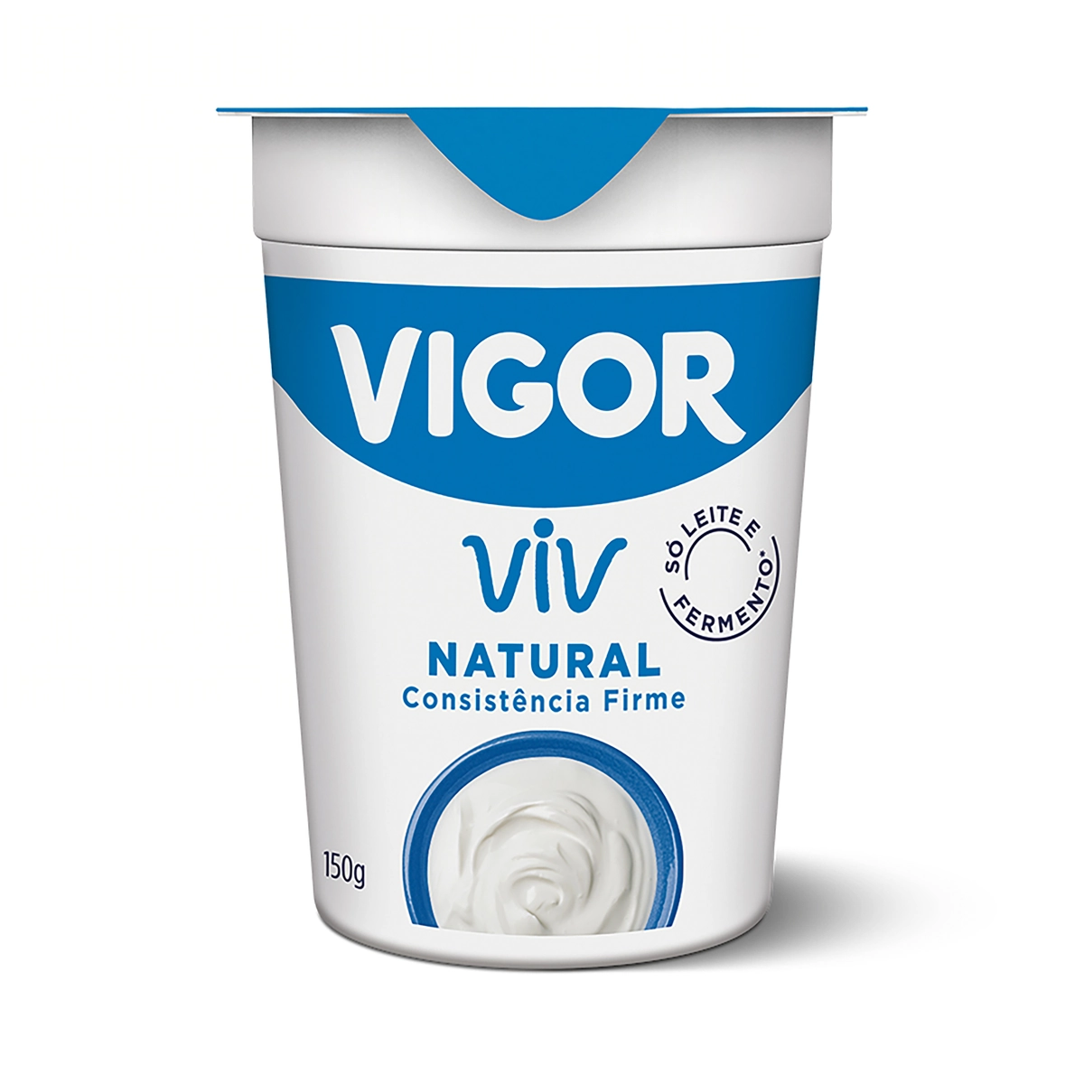 Iogurte Parcialmente Desnatado Natural Vigor Viv Copo 150g