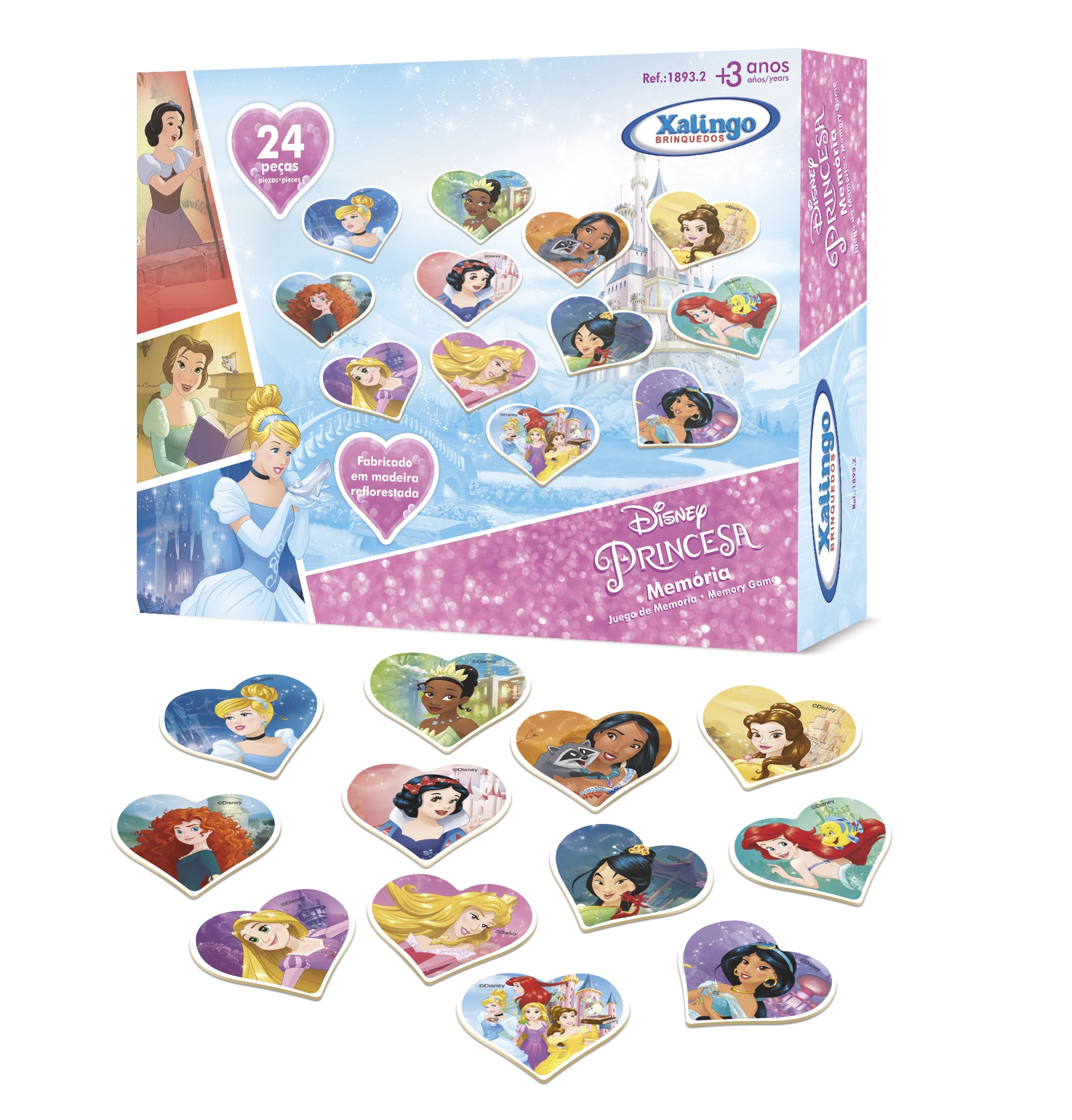Jogo Da Memória Disney Princesa