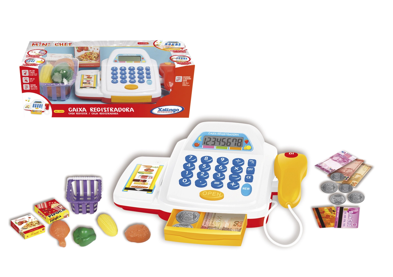 Caixa Registradora Mini Chef Xalingo