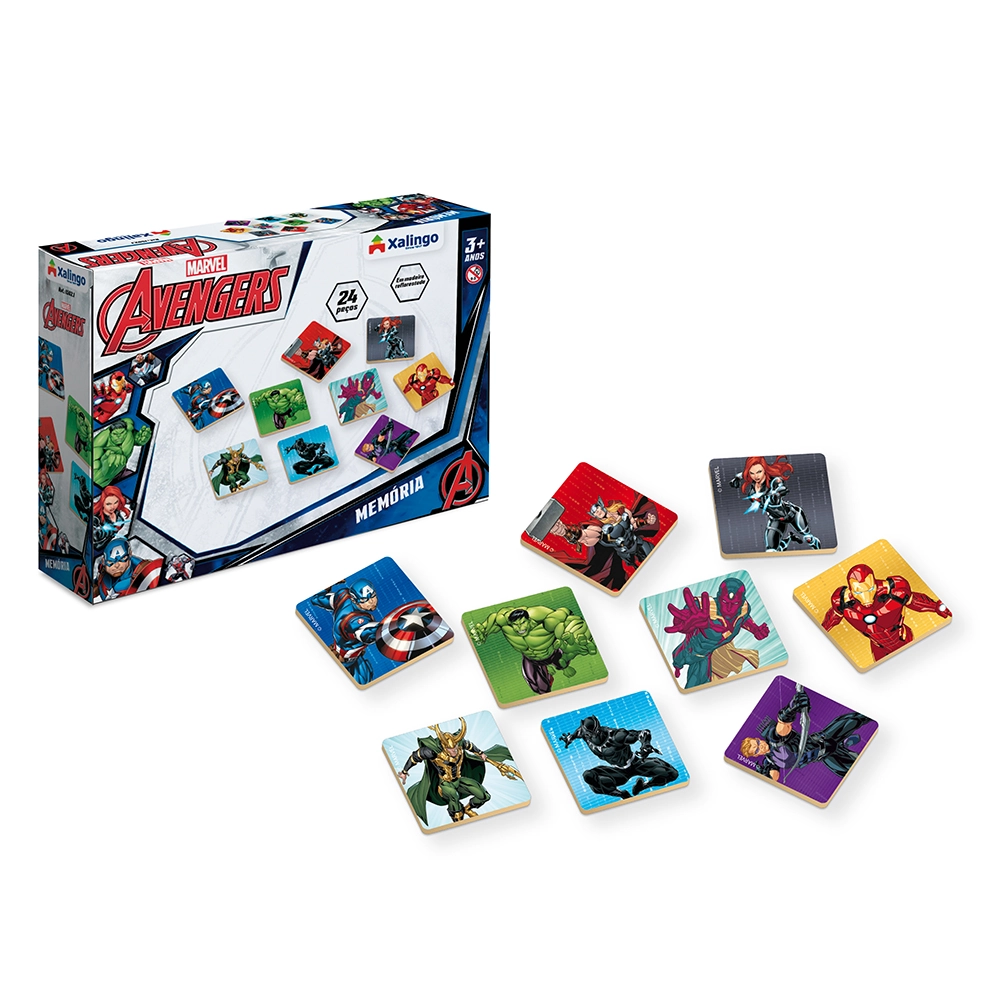 Jogo Da Memória Infantil Avengers Assemble Xalingo