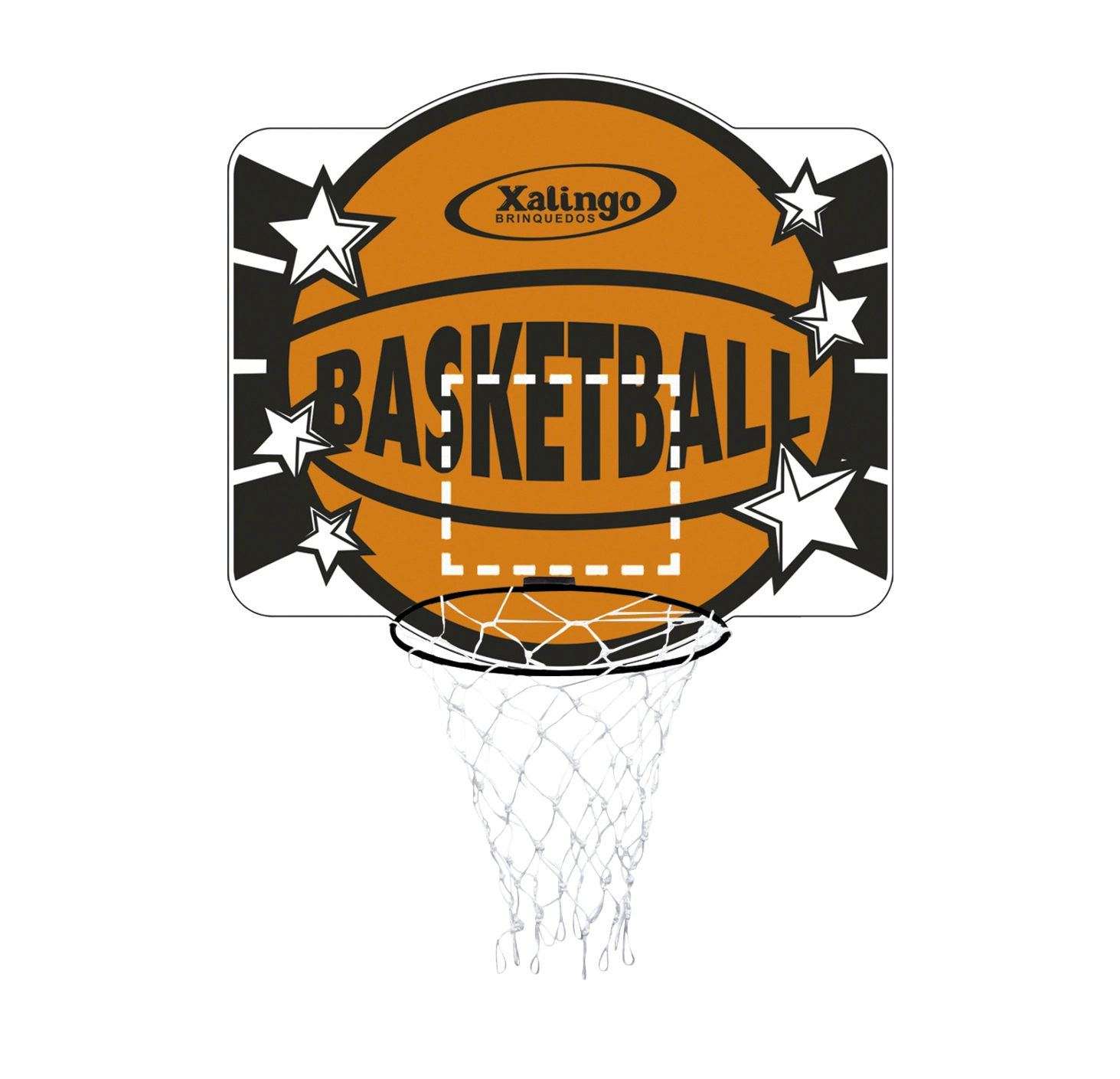 Kit Basquete American C/ Bola Xalingo