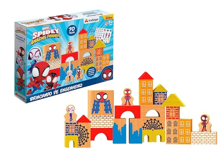 Brincando Engenheiro Spidey 17710 Xalingo