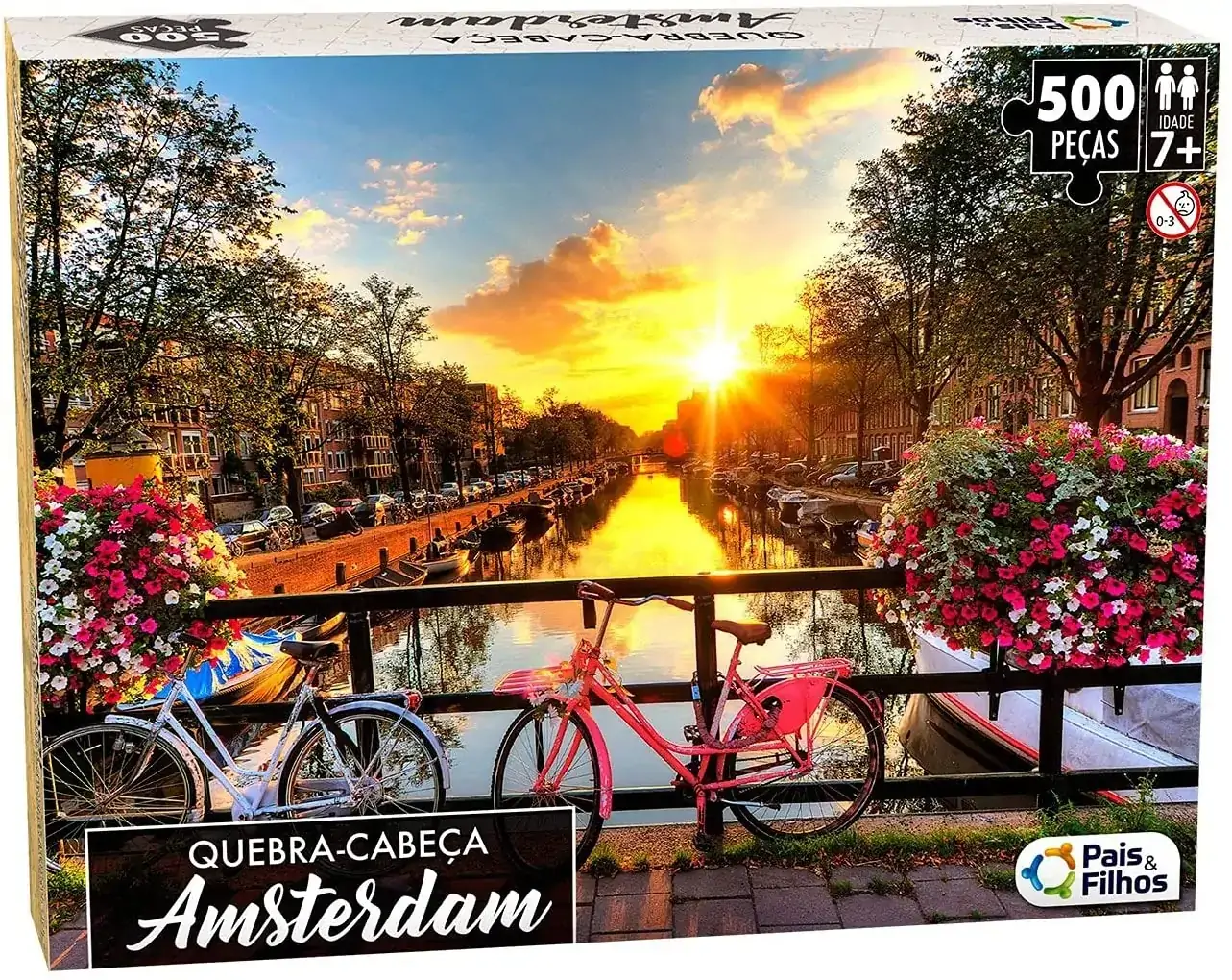 Quebra Cabeca Amsterdam 500pcs 0863 Pais Filhos