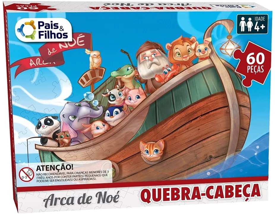 Quebra Cabeca Arca Noe 60pcs