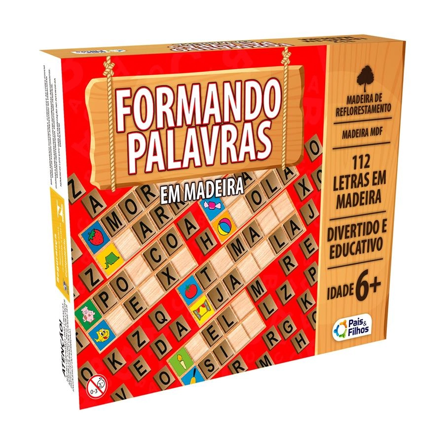 Brinq. Educativo Formando Palavras Pais Filhos