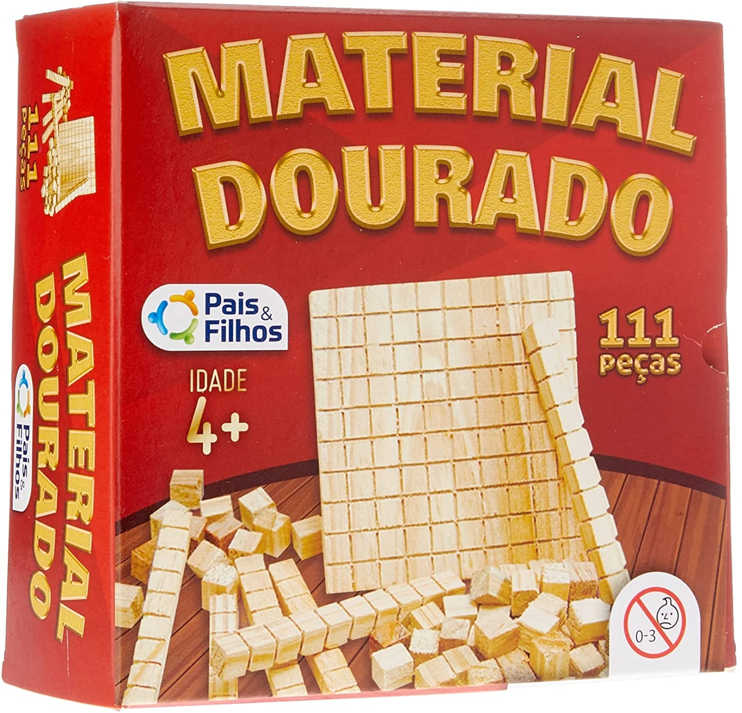 Material Dourado Pais E Filhos 111 Peças