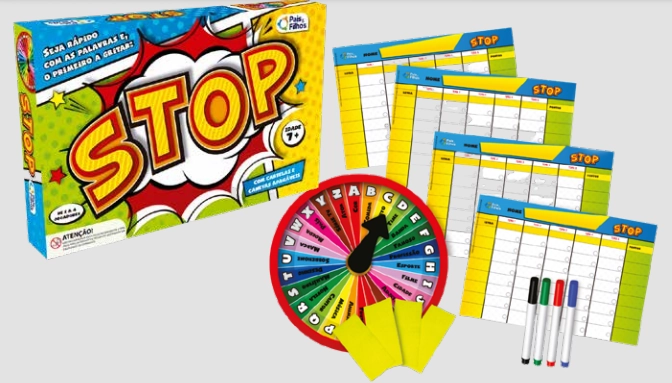 Jogo Stop Pais Filhos Ref 7172