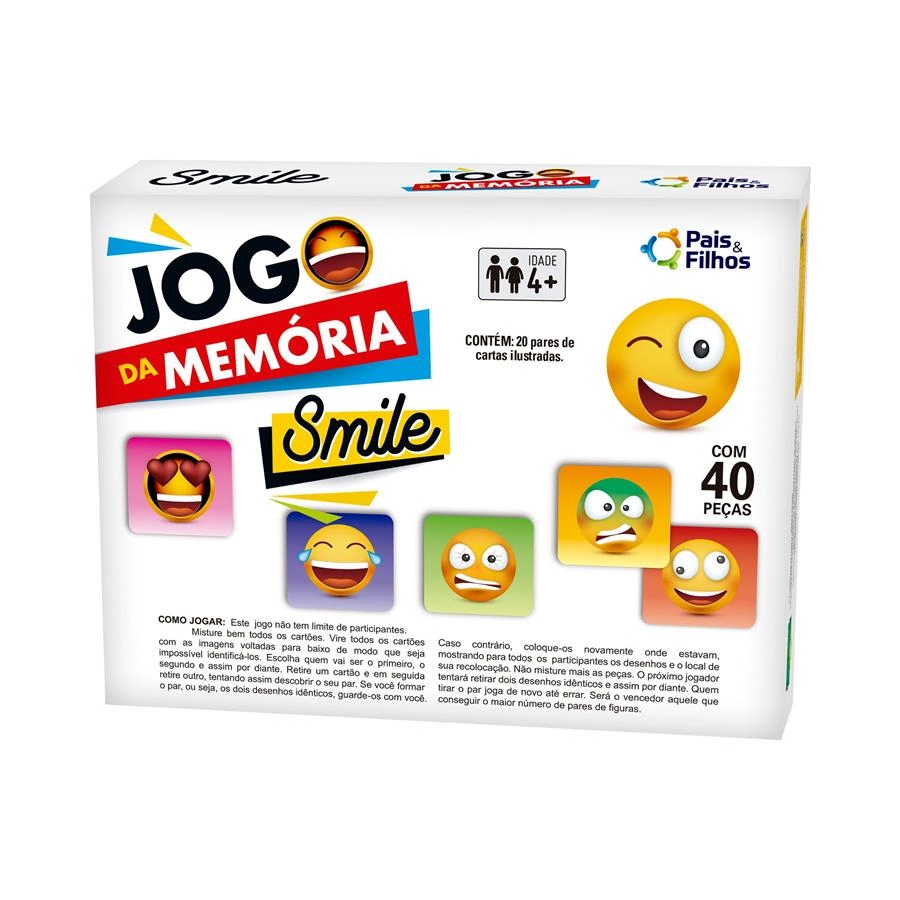 Jogo Da Memoria Pais Filhos Smile