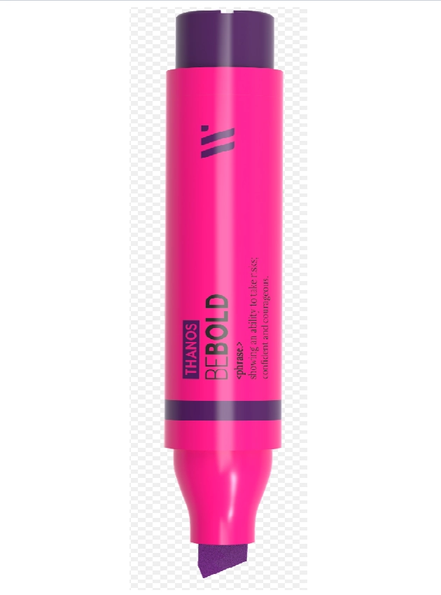 Marca Texto Be Bold Purple Thanos 14219 Newpen