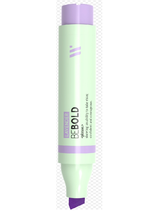 Marca Texto Lavander Purple Be Bold