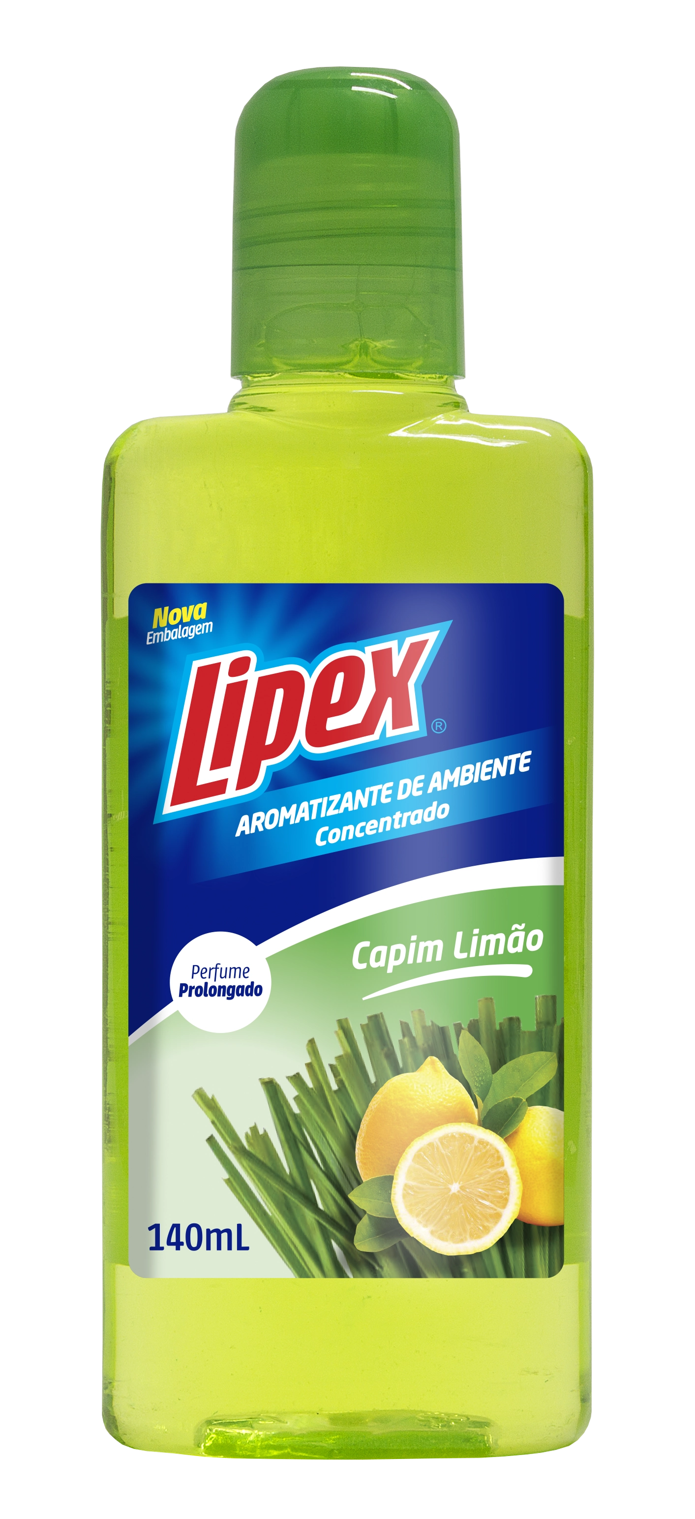 Aromat De Ambiente Lipex 140ml Capim Limao
